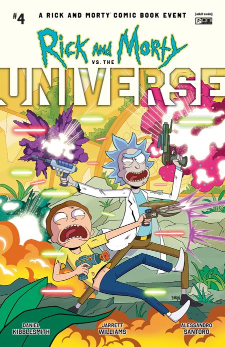 Weekly Pull list - RICK AND MORTY VS THE UNIVERSE #4 (OF 4) CVR A DAVE BARDIN