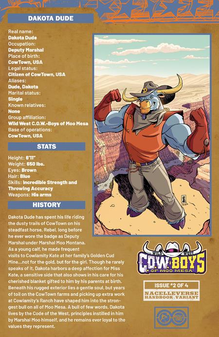 Weekly Pull list - WILD WEST COW-BOYS OF MOO MESA #2 (OF 4) CVR C AJIT JOTHIKUMAR HANDBOOK VAR