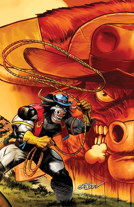 Weekly Pull list - WILD WEST COW-BOYS OF MOO MESA #2 (OF 4) CVR D INC 1:10 JUAN GEDEON INTERLOCKING FULL ART VAR