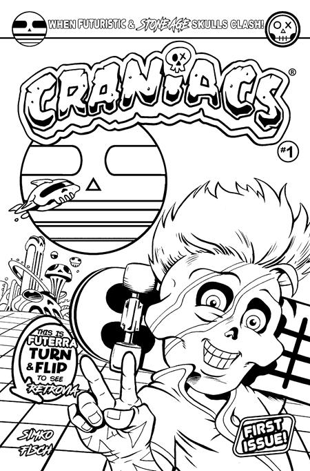 Weekly Pull list - CRANIACS #1 (OF 4) CVR D JOE SIMKO COLOR YOUR OWN FLIP COVER VAR