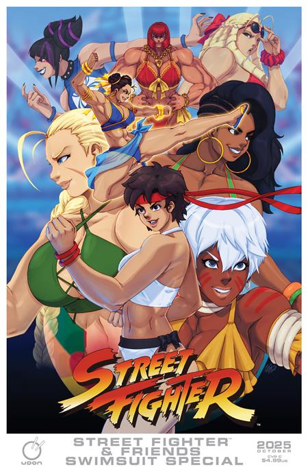 Weekly Pull list - 2025 STREET FIGHTER & FRIENDS SWIMSUIT SPECIAL #1 (ONE SHOT) CVR C TOVIO ROGERS VAR