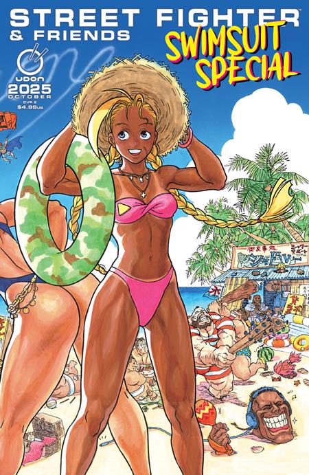 Weekly Pull list - 2025 STREET FIGHTER & FRIENDS SWIMSUIT SPECIAL #1 (ONE SHOT) CVR E INC 1:5 KINU NISHIMURA VAR