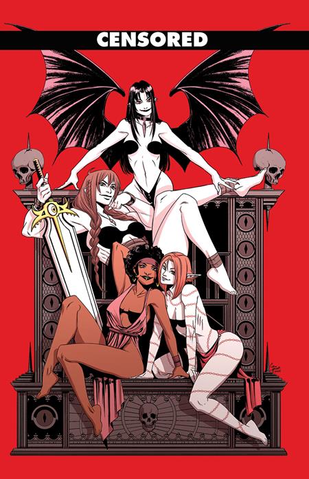 Weekly Pull list - BARBARIC THE BLACK KNIGHT #1 (ONE SHOT) CVR D CORIN HOWELL LILITH CROSSOVER BLACK BAG VAR