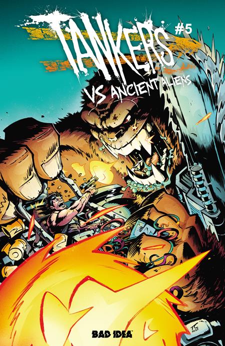 TANKERS VS ANCIENT ALIENS #5 (OF 5) CVR A TYRELL CANNON cover