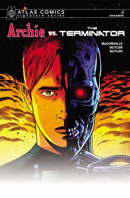  AUG200820260788 | ARCHIE VS THE TERMINATOR @1 CVR K FRANCESCO FRANCAVILLA ATLAS EDITION SIGNED BY FRANCESCO FRANCAVILLA VAR PRE ORDER/ÖN SİPARİŞ [AUG26] | LUNAR  