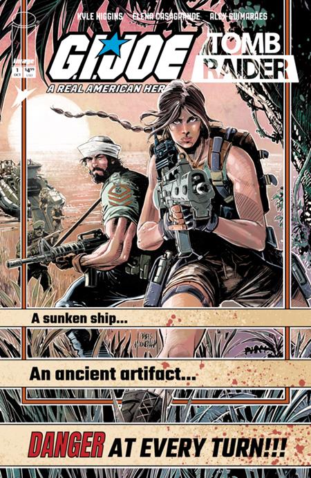 GI JOE A REAL AMERICAN HERO TOMB RAIDER #1 (OF 5) CVR D INC 1:25 CHRIS MOONEYHAM VINTAGE JOE VAR