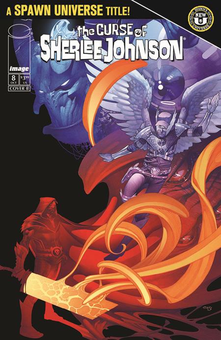 SPAWN THE CURSE OF SHERLEE JOHNSON #8 CVR B CHRIS STEVENS B&W VIRGIN VAR