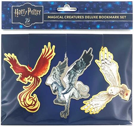 HARRY POTTER MAGICAL CREATURES DELUXE BOOKMARK SET (SET OF 3)