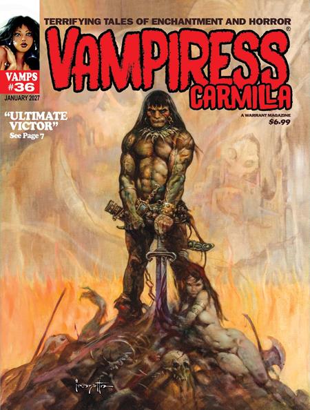 Cover art for VAMPIRESS CARMILLA MAGAZINE #36