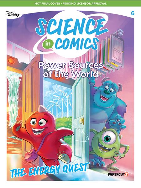 DISNEY SCIENCE IN COMICS TP VOL 06 POWER SOURCES OF THE WORLD cover