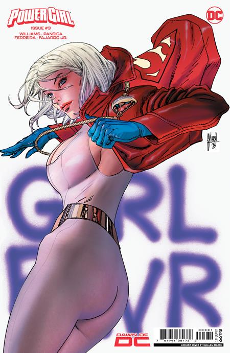 POWER GIRL #3 CVR C GUILLEM MARCH CARD STOCK VAR