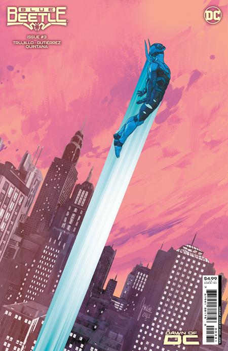 BLUE BEETLE #3 CVR B MIKEL JANIN CARD STOCK VAR