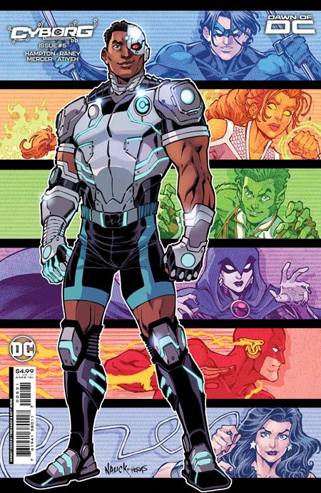 CYBORG #5 (OF 6) CVR B TODD NAUCK CARD STOCK VAR