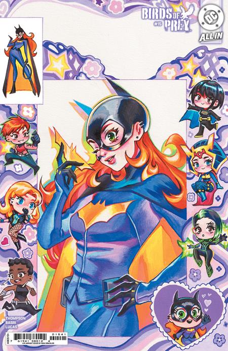 BIRDS OF PREY #15 CVR D INC 1:25 RIAN GONZALES CARD STOCK VAR