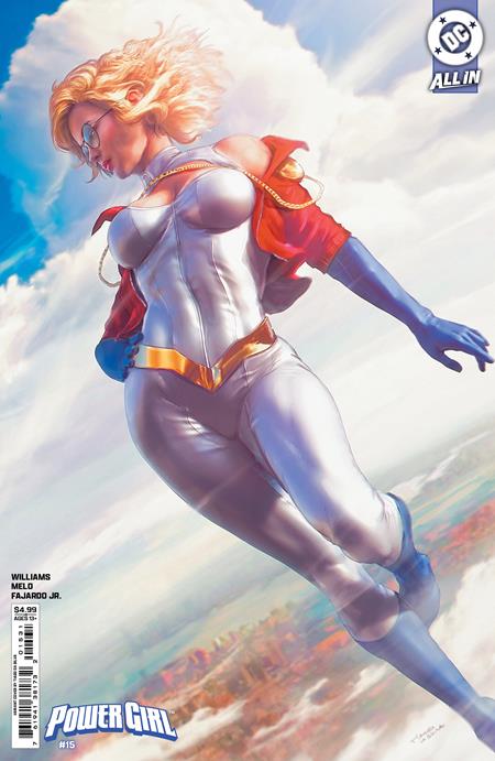 Weekly Pull list - POWER GIRL #15 CVR C TIAGO DA SILVA CARD STOCK VAR