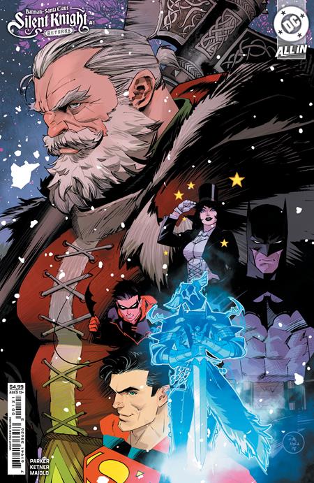 Weekly Pull list - BATMAN SANTA CLAUS SILENT KNIGHT RETURNS #1 (OF 5) CVR B DAN MORA CARD STOCK VAR