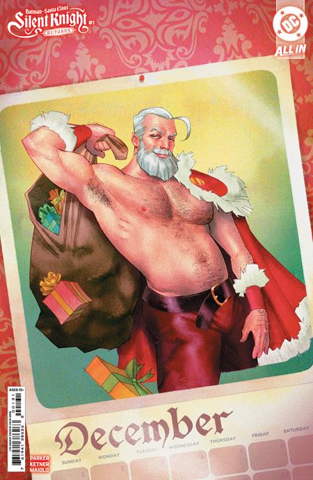 Weekly Pull list - BATMAN SANTA CLAUS SILENT KNIGHT RETURNS #1 (OF 5) CVR D INC 1:25 KEVIN WADA CARD STOCK VAR