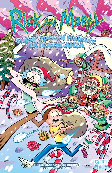 RICK AND MORTY SUPER SPECIAL HOLIDAY EXTRAVAGANZA #1 (ONE SHOT) CVR C MARC ELLERBY VAR (MR)