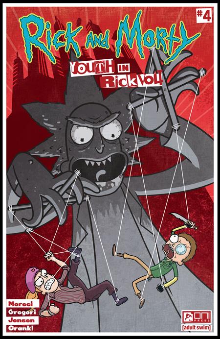 RICK AND MORTY YOUTH IN RICKVOLT #4 (OF 4) CVR C INC 1:10 WARREN WUCINICH VAR (MR)