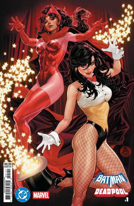 Weekly Pull list - DC MARVEL BATMAN DEADPOOL #1 (ONE SHOT) CVR D MARK BROOKS ZATANNA SCARLET WITCH CARD STOCK VAR