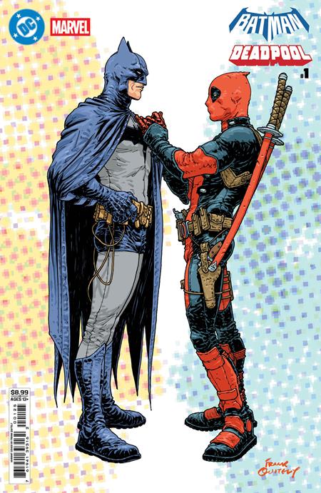 Weekly Pull list - DC MARVEL BATMAN DEADPOOL #1 (ONE SHOT) CVR N FRANK QUITELY BATMAN DEADPOOL CARD STOCK VAR