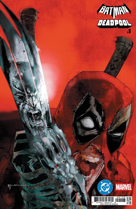 Weekly Pull list - DC MARVEL BATMAN DEADPOOL #1 (ONE SHOT) CVR Q BILL SIENKIEWICZ INCREDIBLE HULK 340 HOMAGE CARD STOCK VAR