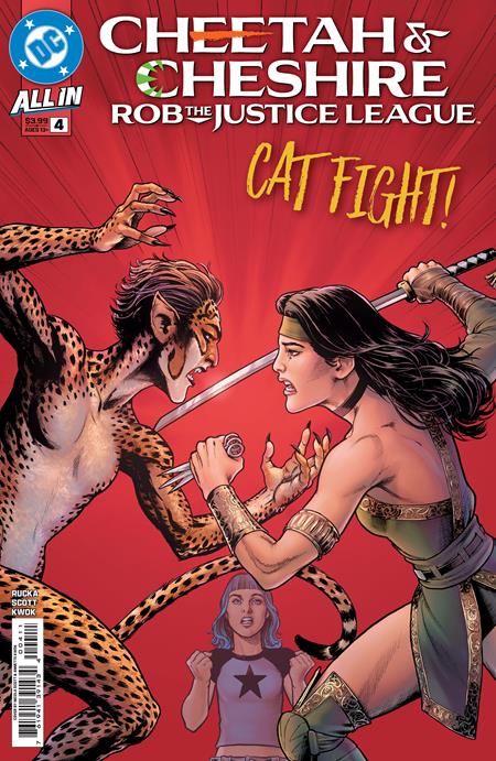 Weekly Pull list - CHEETAH AND CHESHIRE ROB THE JUSTICE LEAGUE #4 (OF 6) CVR A NICOLA SCOTT