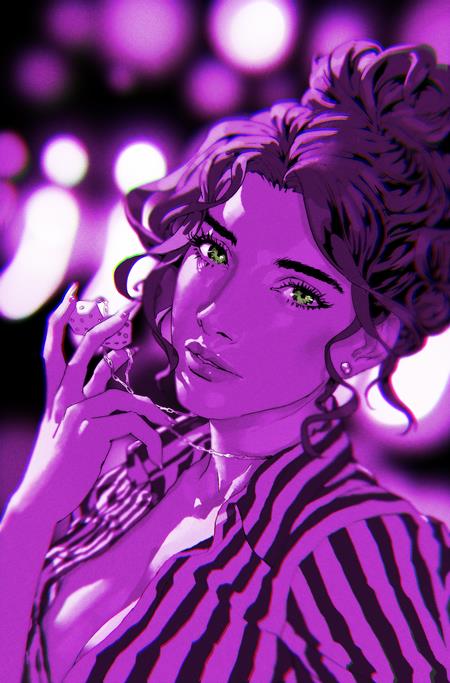 Weekly Pull list - CHEETAH AND CHESHIRE ROB THE JUSTICE LEAGUE #4 (OF 6) CVR B GERALD PAREL CARD STOCK VAR