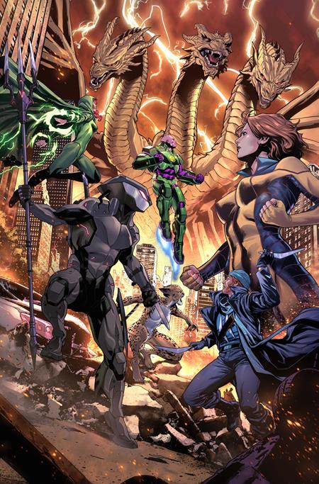  SEP251007 | JUSTICE LEAGUE VS GODZILLA VS KONG 2 @5 (OF 7) CVR C LUCAS MEYER CARD STOCK VAR PRE ORDER/ÖN SİPARİŞ [SEP25] | DC  