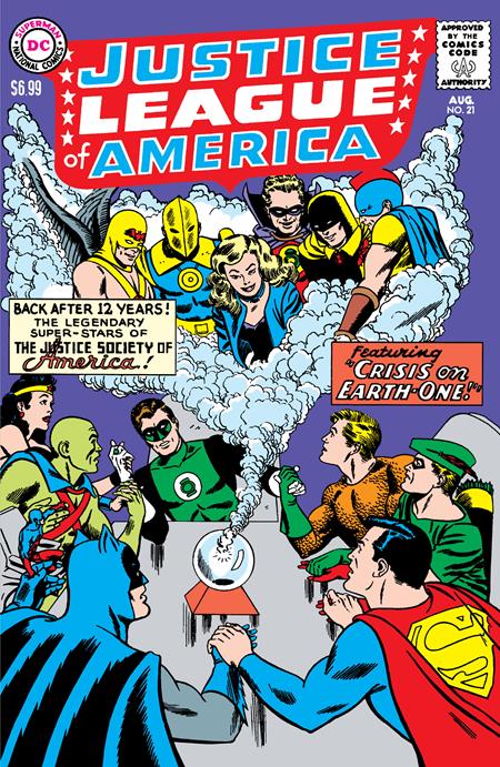 Weekly Pull list - JUSTICE LEAGUE OF AMERICA #21 FACSIMILE EDITION CVR B MIKE SEKOWSKY FOIL VAR