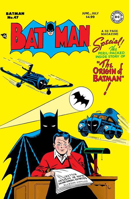 Weekly Pull list - BATMAN #47 FACSIMILE EDITION CVR A BOB KANE