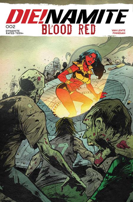 Weekly Pull list - DIENAMITE BLOOD RED #2 CVR C DAVID COUSENS VAR