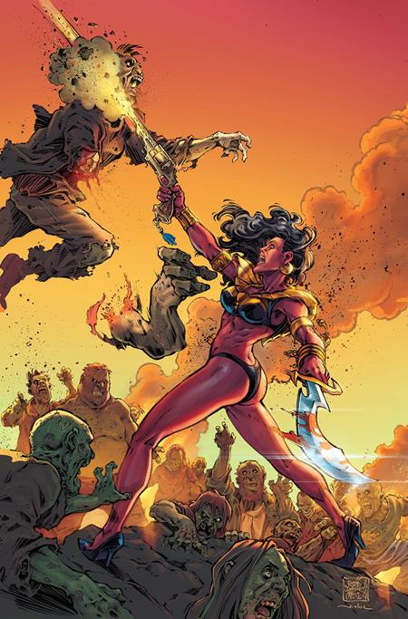 Weekly Pull list - DIE!NAMITE BLOOD RED #2 CVR G INC 1:15 ROBERTO MELI VIRGIN VAR