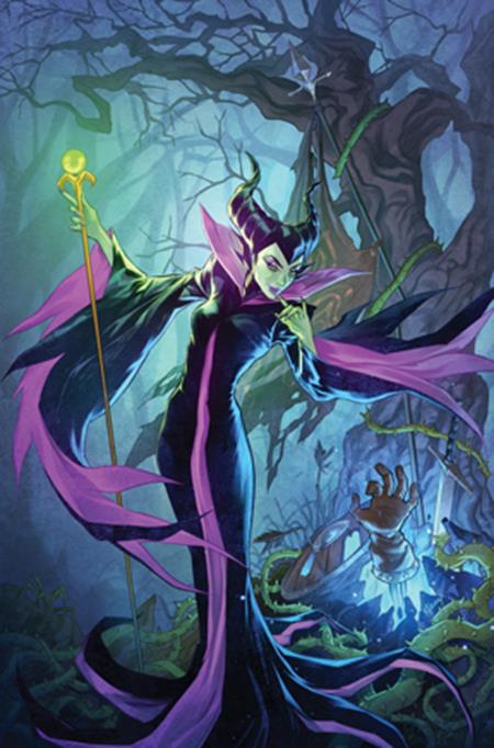 DISNEY VILLAINS MALEFICENT #2 CVR G INC 1:15 ELLERY SANTOS VIRGIN VAR