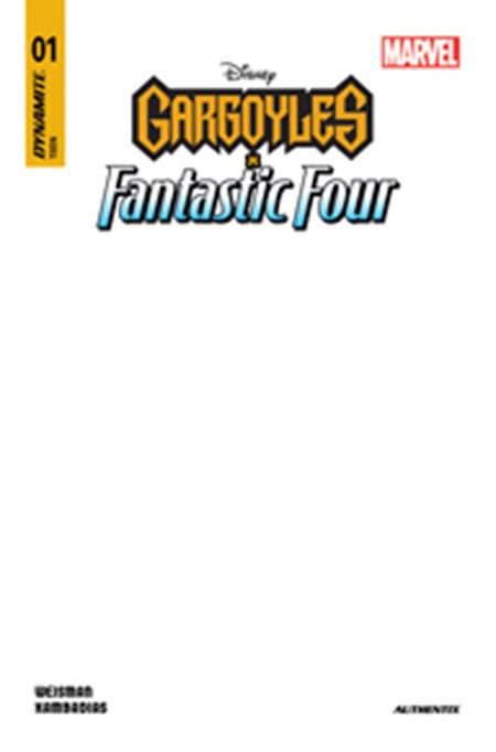  SEP250180 | GARGOYLES X FANTASTIC FOUR @1 CVR F BLANK AUTHENTIX VAR PRE ORDER/ÖN SİPARİŞ [SEP25] | DYNAMITE  