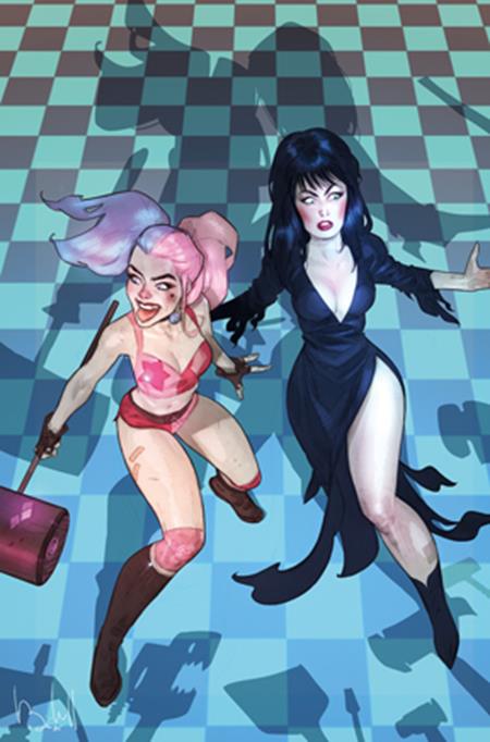 Weekly Pull list - HARLEY QUINN X ELVIRA #2 CVR L INC 1:10 BEN CALDWELL VIRGIN VAR