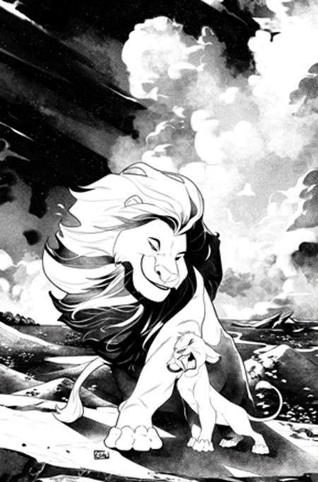 Weekly Pull list - LION KING #1 CVR K INC 1:35 EDWIN GALMON LINE ART VIRGIN VAR