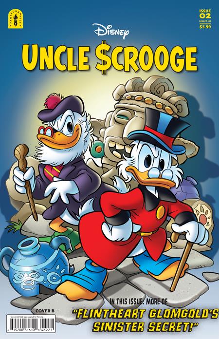 Weekly Pull list - UNCLE SCROOGE FLINTHEART GLOMGOLDS SINISTER SECRET #2 (OF 3) CVR B ALESSANDRO PERINA VAR