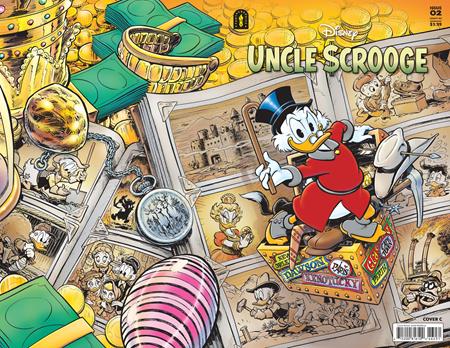 Weekly Pull list - UNCLE SCROOGE FLINTHEART GLOMGOLDS SINISTER SECRET #2 (OF 3) CVR C INC 1:10 ARLID MIDTHUN WRAPAROUND VAR