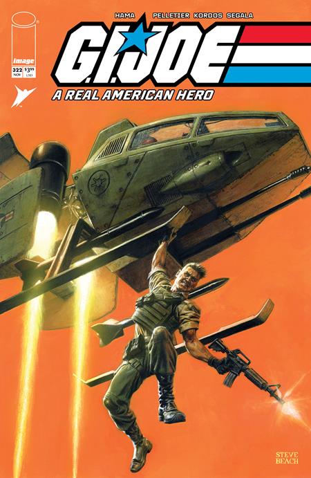 Weekly Pull list - GI JOE A REAL AMERICAN HERO #322 CVR C INC 1:10 STEVE BEACH GEARS OF JOE VAR