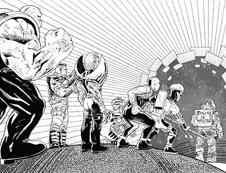 ASSORTED CRISIS EVENTS #6 CVR D ERIC ZAWADZKI YOUNGBLOOD TEAM UP B&W VIRGIN VAR (MR)