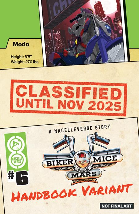 SEP251083 | BIKER MICE FROM MARS (2025) @6 CVR A EDU SOUZA PRE ORDER/ÖN SİPARİŞ [SEP25] | ONI  