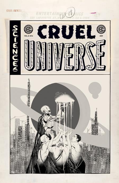 Weekly Pull list - EC CRUEL UNIVERSE 2 #4 (OF 12) CVR D INC 1:20 NAOMI FRANQ B&W ARTIST EDITION VAR
