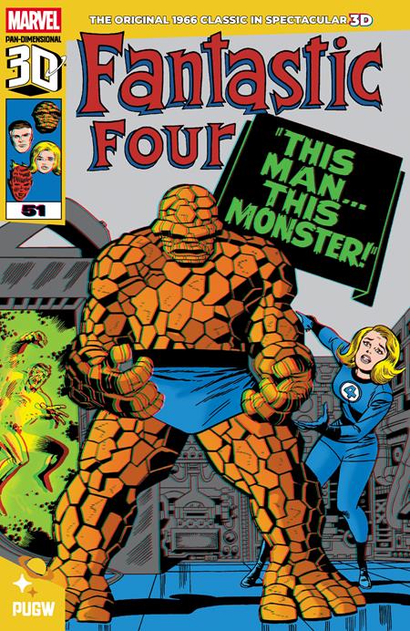 Weekly Pull list - FANTASTIC FOUR #51 THIS MAN THIS MONSTER PAN DIMENSIONAL 3D EDITION