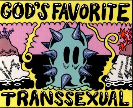 Weekly Pull list - BOY ISLAND GODS FAVORITE TRANSSEXUAL STICKER