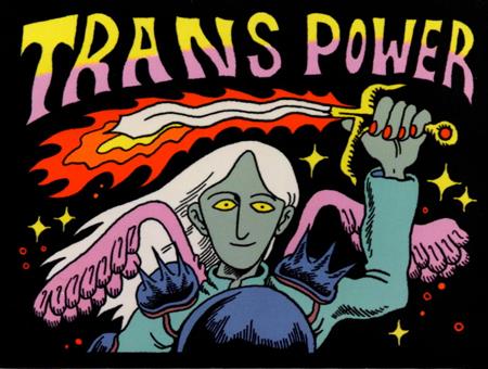 Weekly Pull list - BOY ISLAND TRANS POWER STICKER