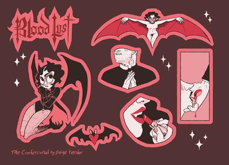 Weekly Pull list - CONFESSIONAL STICKER SHEET