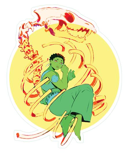 Weekly Pull list - CRY WOLF GIRL STICKER