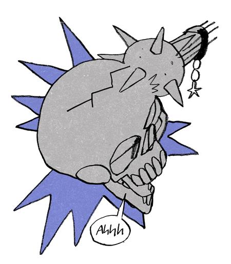 Weekly Pull list - HERO CAVE SKULL STICKER