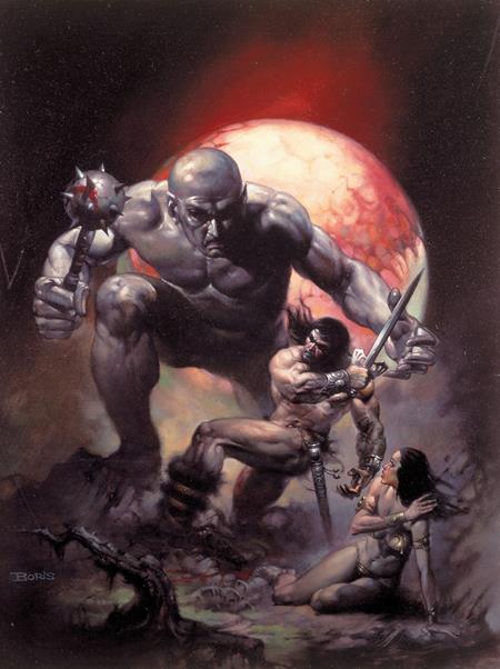 Weekly Pull list - SAVAGE SWORD OF CONAN REFORGED #2 CVR D BORIS VALLEJO VIRGIN VAR